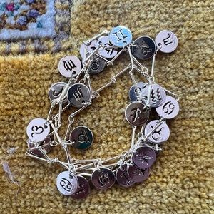 Handmade zodiac charm necklace 🌜⭐️🌕